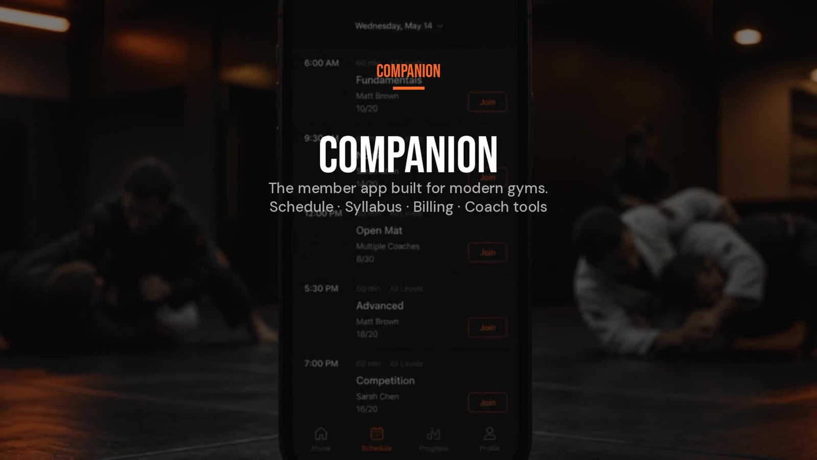 Companion — the member app for modern gyms